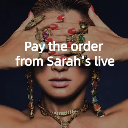 Pay for the order in Sarah's live